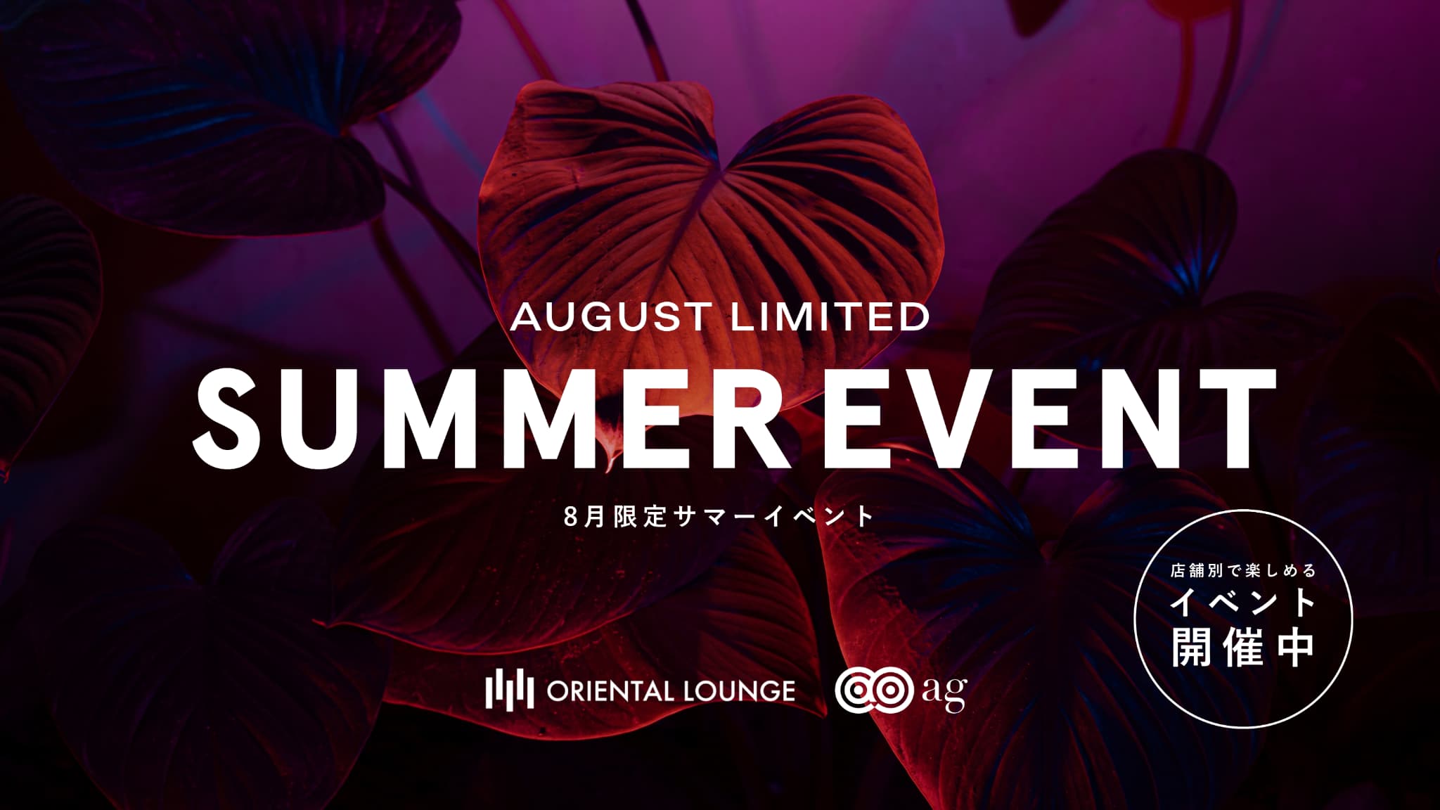 【イベント情報】8月イベントを一挙ご紹介🌻